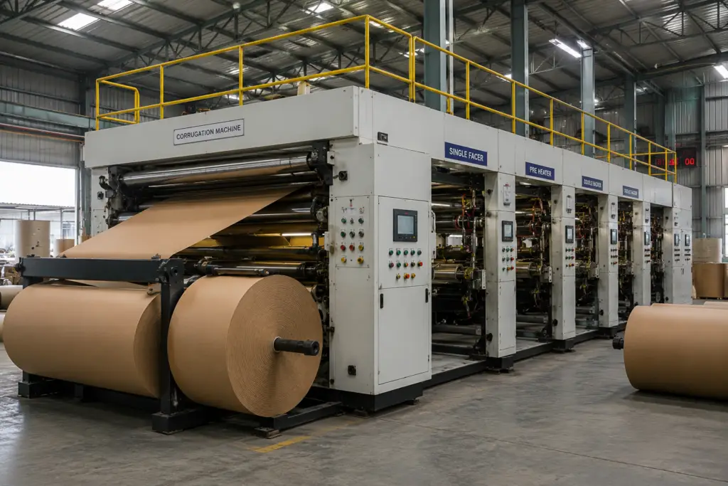 corrugated box manufacture